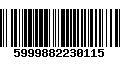 Código de Barras 5999882230115