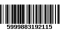 Código de Barras 5999883192115