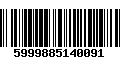 Código de Barras 5999885140091