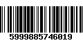 Código de Barras 5999885746019