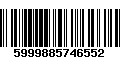 Código de Barras 5999885746552