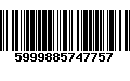 Código de Barras 5999885747757