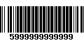 Código de Barras 5999999999999