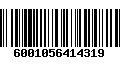 Código de Barras 6001056414319