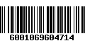 Código de Barras 6001069604714