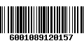 Código de Barras 6001089120157