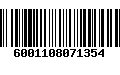 Código de Barras 6001108071354