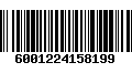 Código de Barras 6001224158199