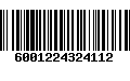 Código de Barras 6001224324112