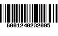 Código de Barras 6001240232095