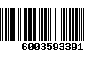 Código de Barras 6003593391