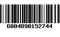 Código de Barras 6004890152744