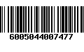 Código de Barras 6005044007477