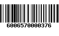 Código de Barras 6006570000376