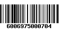 Código de Barras 6006975000704