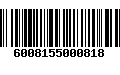 Código de Barras 6008155000818