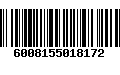 Código de Barras 6008155018172