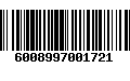 Código de Barras 6008997001721