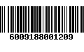 Código de Barras 6009188001209