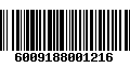 Código de Barras 6009188001216