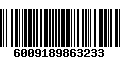 Código de Barras 6009189863233