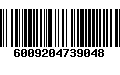 Código de Barras 6009204739048