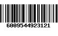 Código de Barras 6009544923121