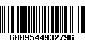 Código de Barras 6009544932796