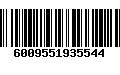 Código de Barras 6009551935544