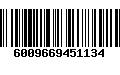 Código de Barras 6009669451134