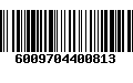 Código de Barras 6009704400813