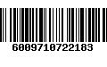 Código de Barras 6009710722183