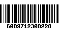 Código de Barras 6009712300228