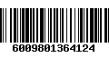 Código de Barras 6009801364124