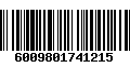 Código de Barras 6009801741215