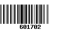 Código de Barras 601702