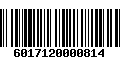 Código de Barras 6017120000814