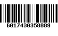Código de Barras 6017430358889