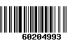 Código de Barras 60204993