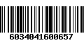 Código de Barras 6034041600657