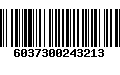 Código de Barras 6037300243213