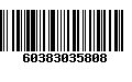 Código de Barras 60383035808