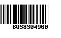 Código de Barras 6038304960