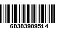 Código de Barras 60383989514