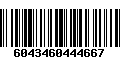 Código de Barras 6043460444667