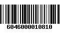 Código de Barras 6046000010810