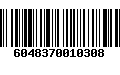 Código de Barras 6048370010308