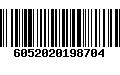 Código de Barras 6052020198704