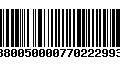 Código de Barras 606380050000770222993535