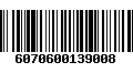 Código de Barras 6070600139008